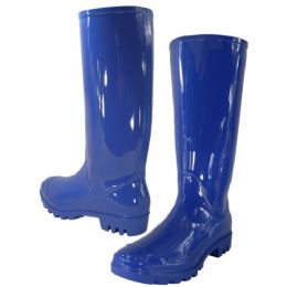 Wholesale Footwear Women's Royal 6-11 13.5 Inches Super Soft Rubber Rain Boots