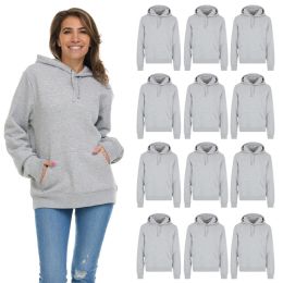 Women's Cotton Oversized Hoodie Sweat Shirt Gray Size 3xlarge