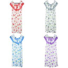 24 Pieces Women's Night Gown Size 2xl - Women's Pajamas and Sleepwear
