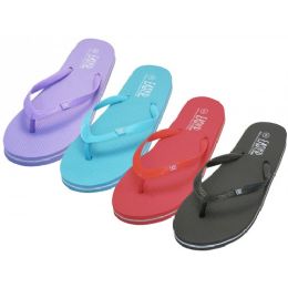 48 Pairs Women's Rubber Zori / Flip Flop Sizes M-xl - Women's Flip Flops