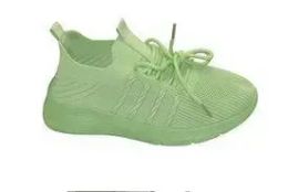 12 Pairs Women's Sneakers Fashion Lightweight Running Shoes Tennis Casual Shoes For Walking In Green - Women's Sneakers