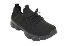 12 Pairs Women's Sneakers For Walking In Black - Women's Sneakers