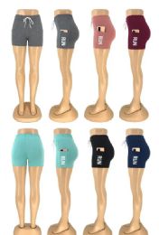 60 Pieces Women Shorts Assorted Colors Size Assorted - Womens Shorts