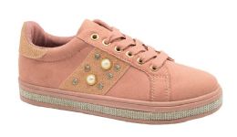 12 Wholesale Women Sneakers Pink Size 6 - 10 Assorted