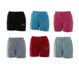 24 Pieces Womens Active Wear Short Assorted Size And Colors L-xl - Women's Active Wear Bottoms