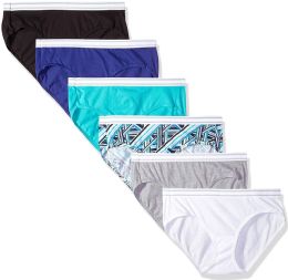 72 Wholesale Womens Cotton HI-Cut Underwear Assorted Sizes And Colors Bulk Buy
