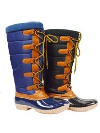 12 Pieces Womens Winter Boots Waterproof Comfortable Color Blue Size Black - Women's Boots