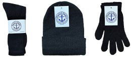 180 Pairs Yacht & Smith Bundle Care Combo Pack, Wholesale Hats Glove, Socks (180, Mens) - Winter Sets Scarves , Hats & Gloves