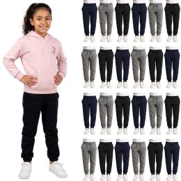 Yacht & Smith Girls Fleece Jogger Pants Assorted Color Size xl