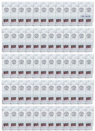 24 Wholesale Yacht & Smith Kids Cotton Usa Tube Socks, Referee Style Size 6-8