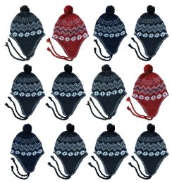 144 Bulk Yacht & Smith Kids Winter Fleece Helmet Hat Assorted Ages 3-10