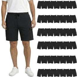 36 Pieces of Yacht & Smith Mens 5 Pocket Cargo Shorts, Black Size 2xlarge