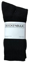 240 Pairs Yacht & Smith Mens Soft Cotton Athletic Crew Socks, Terry Cushion, Sock Size 10-13 Black - Inmate Clothing and Footwear