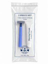 Yacht & Smith Shaving Cream And Razor Kit .27 oz
