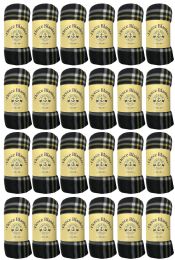 24 Pieces Yacht & Smith Fleece Lightweight Blankets Red Plaid 50x60" - Fleece & Sherpa Blankets