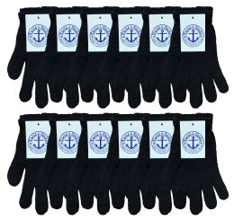 4320 Bulk Yacht & Smith Unisex Black Magic Gloves Bulk Buy
