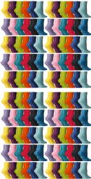 120 Pairs Yacht & Smith Women's Assorted Bright Solid Color Fuzzy Socks, Size 9-11 - Womens Fuzzy Socks