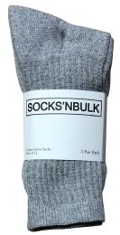 240 Pairs Yacht & Smith Women's Cotton Crew Socks Gray Size 9-11 - Women's Socks for Homeless and Charity