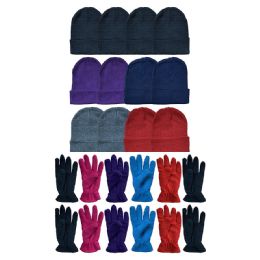288 of Yacht & Smith Women's Winter Care Set, Fleece Gloves And Winter Beanie Set