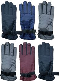 72 Pairs Yacht & Smith Women's Winter Warm Waterproof Ski Gloves, One Size Fits All Bulk Buy - Bulk Gloves for Homeless and Charity