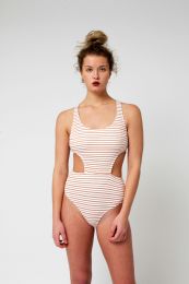 Yacht & Smith Womens Fashion One Piece Bathing Suit Size Small - Womens Swimwear