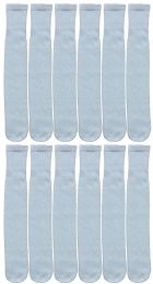 12 Pairs Yacht & Smith Women's 26 Inch Cotton Tube Sock Solid White Size 9-11 - Women's Tube Sock
