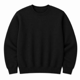 Youth Cotton Crew Neck Sweat Shirt Black Size 2X-Large