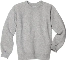 24 of Youth Crew Neck Sweatshirt Solid Heather Gray - Size X-Large