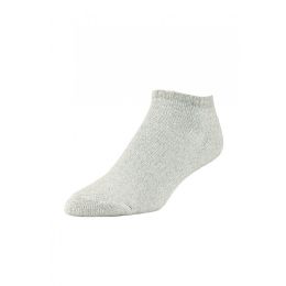120 Wholesale Youth Gray No Show Sports Ankle Socks