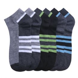 216 Pairs Youth Spandex Ankle Socks Size 6-8 - Boys Ankle Sock
