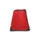 60 Pieces Zippered Drawstring Back Pack Red Color - Draw String & Sling Packs