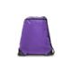 60 Pieces Zipper Drawstring Backpack - Purple Color - Backpacks 15" or Less