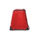 60 Pieces Zipper Drawstring Backpack - Red - Backpacks 15" or Less