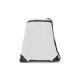 60 Pieces Zipper Drawstring Backpack - White - Backpacks 15" or Less