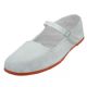 36 Pairs Girl's Classic Cotton Mary Jane Shoes In White - Girls Shoes