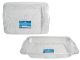 48 Pieces CRYSTAL TRAY Rectangle 16.5X11X2" High - Plastic Serving Ware