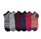 216 Pairs Womens Printed Casual Spandex Ankle Socks (striped) Size 9-11 - Womens Ankle Sock