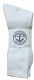 Yacht & Smith Mens Athletic Crew Socks, Soft Cotton, Terry Cushion, Sock Size 10-13 White
