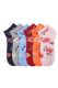 432 Pairs of Girls Printed Casual Spandex Ankle Socks Size 6-8