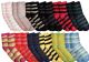 96 Pairs of Yacht & Smith Women's Assorted Colored Warm & Cozy Fuzzy Gripper Bottom Socks