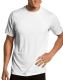 Mens Cotton Short Sleeve T Shirts Solid White Size S - Samples