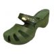 Wholesale Footwear Women's Wedge Clogs In Olive