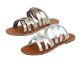 Wholesale Footwear Ladies Fashion Sandals In Silver