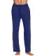 12 Pieces of Assorted Size Mens Solid Knit Pajama Pants In Navy
