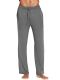 12 Pieces of Assorted Size Mens Solid Knit Pajama Pants In Charcoal