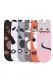 120 Pairs Et Tu Cozy Picot Animal Anklet With Grippers 6-8 - Womens Ankle Sock