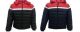 12 Pieces Mens Puffer Jacket With Fur Lining In Black And Red - Mens Jackets