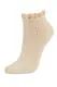 120 Pairs Sofra Girl's Texture No Show Lace Socks 7-9 - Girls Crew Socks