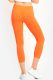 72 Pieces Mopas Ladies Nylon Capri Leggings N.orange - Womens Leggings