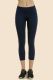 72 Pieces Mopas Ladies Nylon Capri Leggings Navy - Womens Leggings